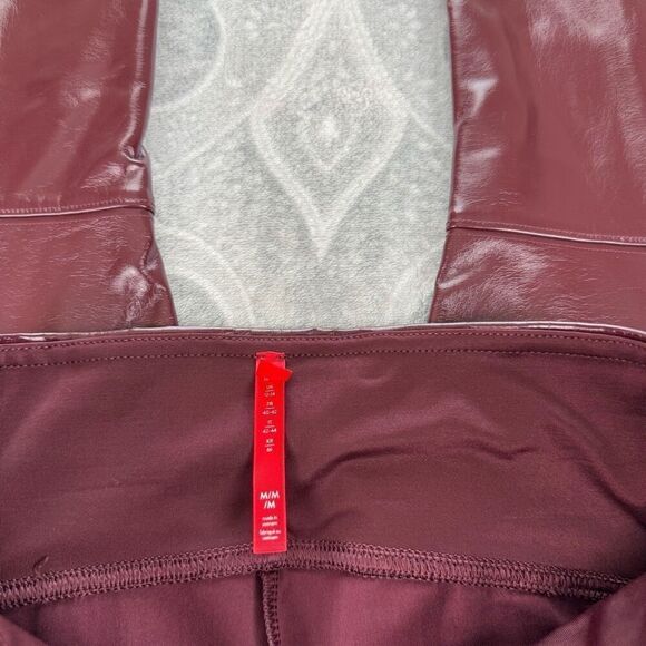 Womens Spanx Faux Patent Leather Leggings - Picture 4 of 4
